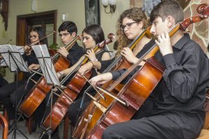 Otro momento del concierto de la Orquesta de Cámara Manuel de Falla